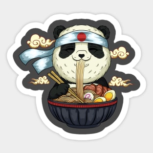 Chinese food panda love Sticker